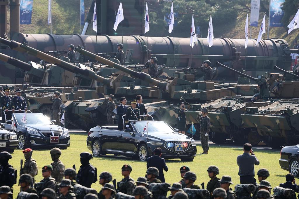 South Korea’s president calls for more self-reliant military as questions arise about US commitment