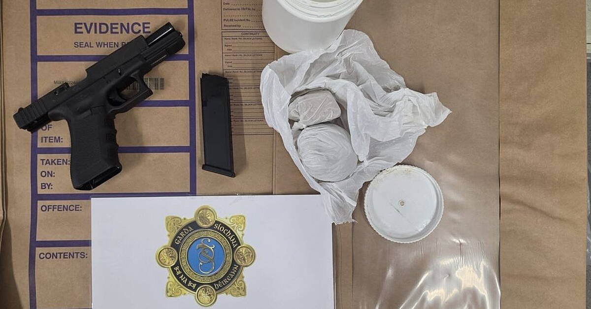 Man arrested after a pistol, ammunition and diamorphine seized in Co Limerick