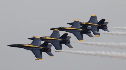 Blue Angels, military aircraft out of Salinas, California airshow due to government shutdown