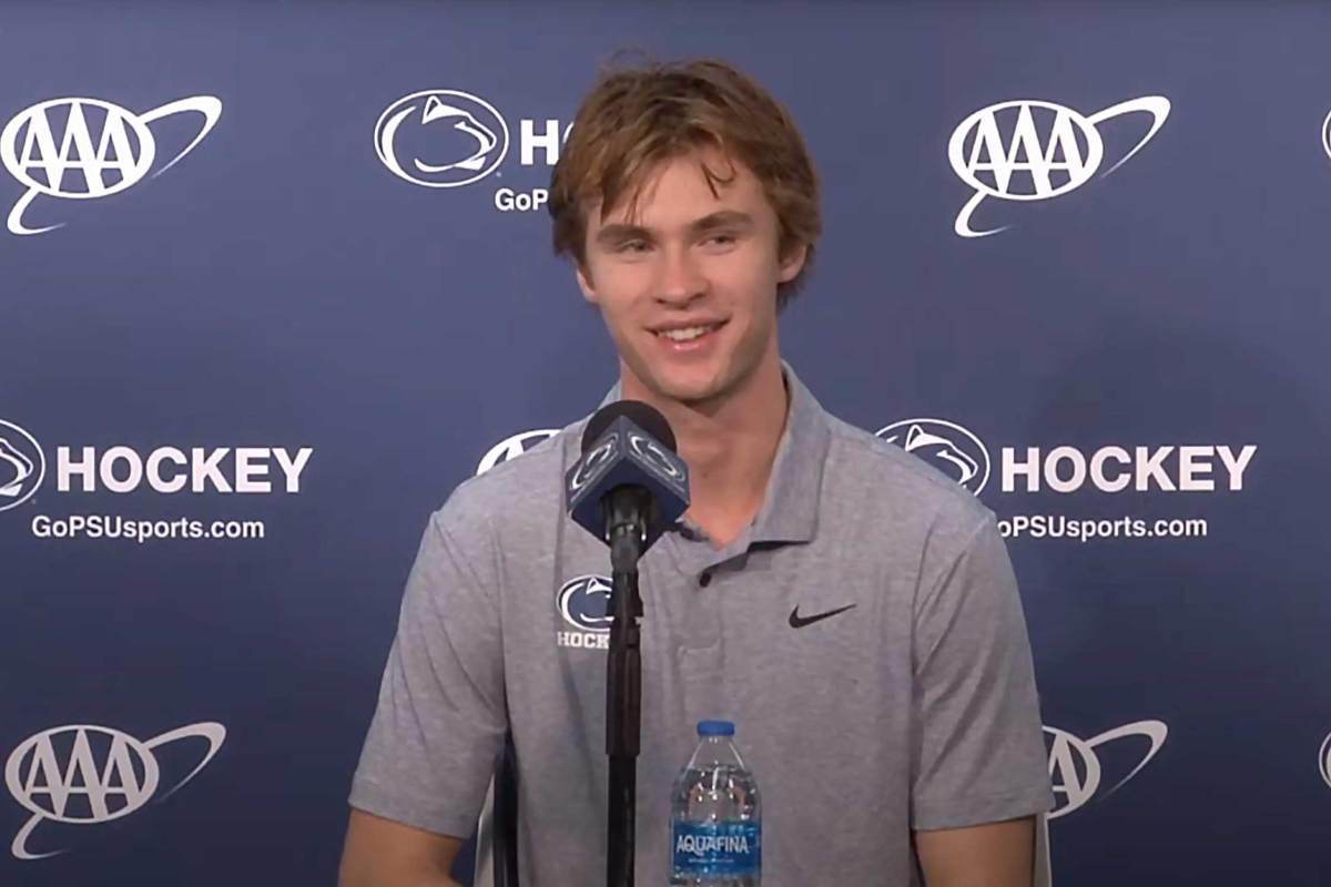 Gavin McKenna notches pair of sick assists in NCAA debut for Penn State