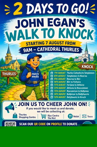 Walk To Knock Is To Begin This Morning From Thurles