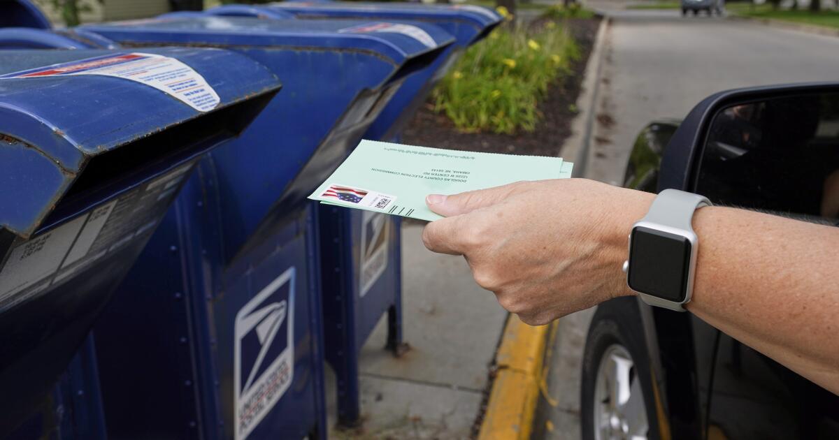 Election ballots mailed on Nov. 4 may not be counted, state officials warn