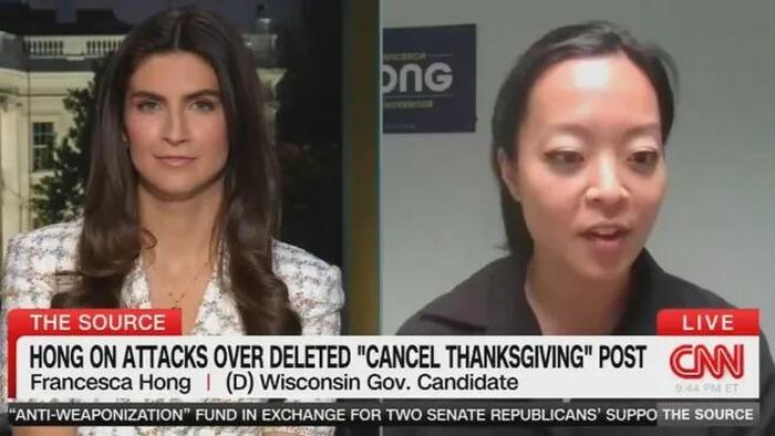 Socialist Wisconsin Gov Candidate Won't Back Down After Calling To "Cancel Thanksgiving"
