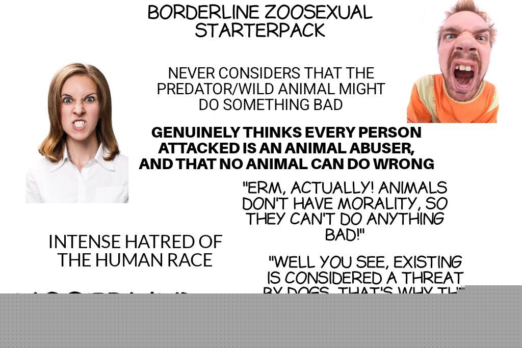 Starter Packs - Borderline Zoosexual Starterpack | /r/starterpacks