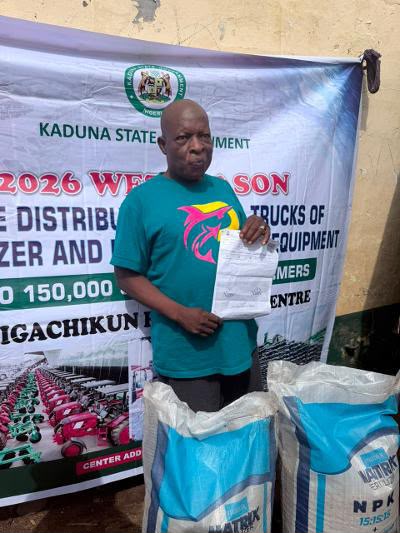 Farmers in Kaduna Benefit From Fertiliser Programme