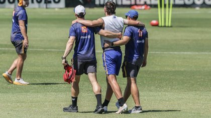 West Coast Eagles put timeline for Brady Hough’s return from ankle injury