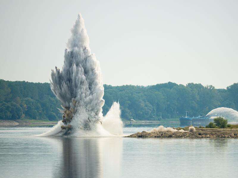 Romania blasts rocks to boost nuclear plant cool water