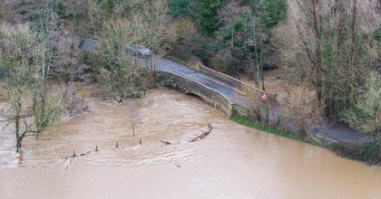 Chard residents warned to keep up flood barriers as yellow rain warning in force