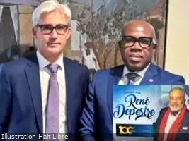 iciHaïti - Miami : Le consul de France en visite au Consulat d'Haïti
