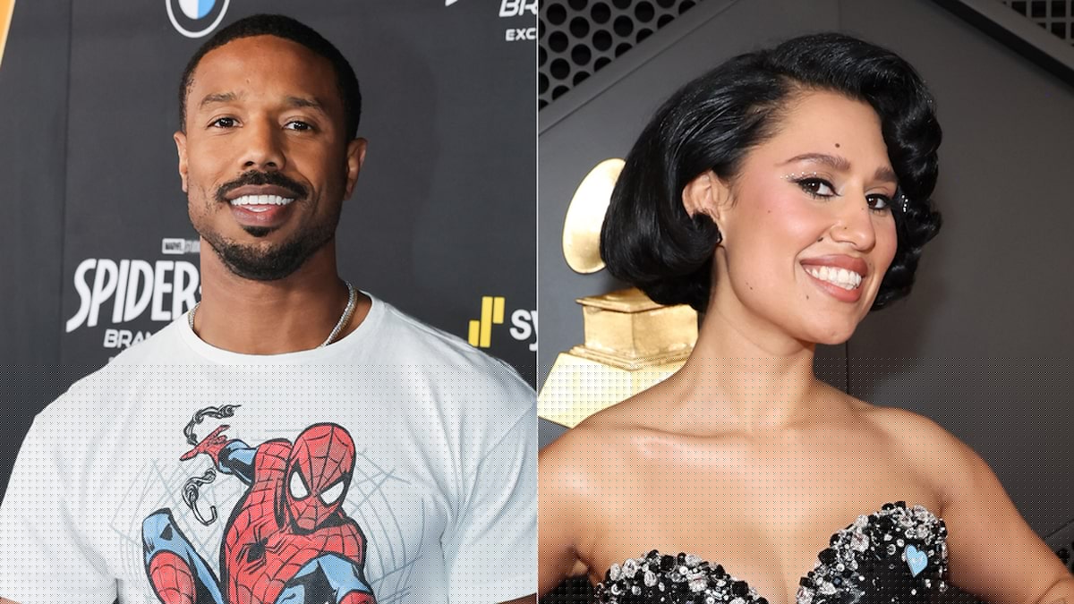Michael B. Jordan & Raye Spotted Together at Six Flags Magic Mountain