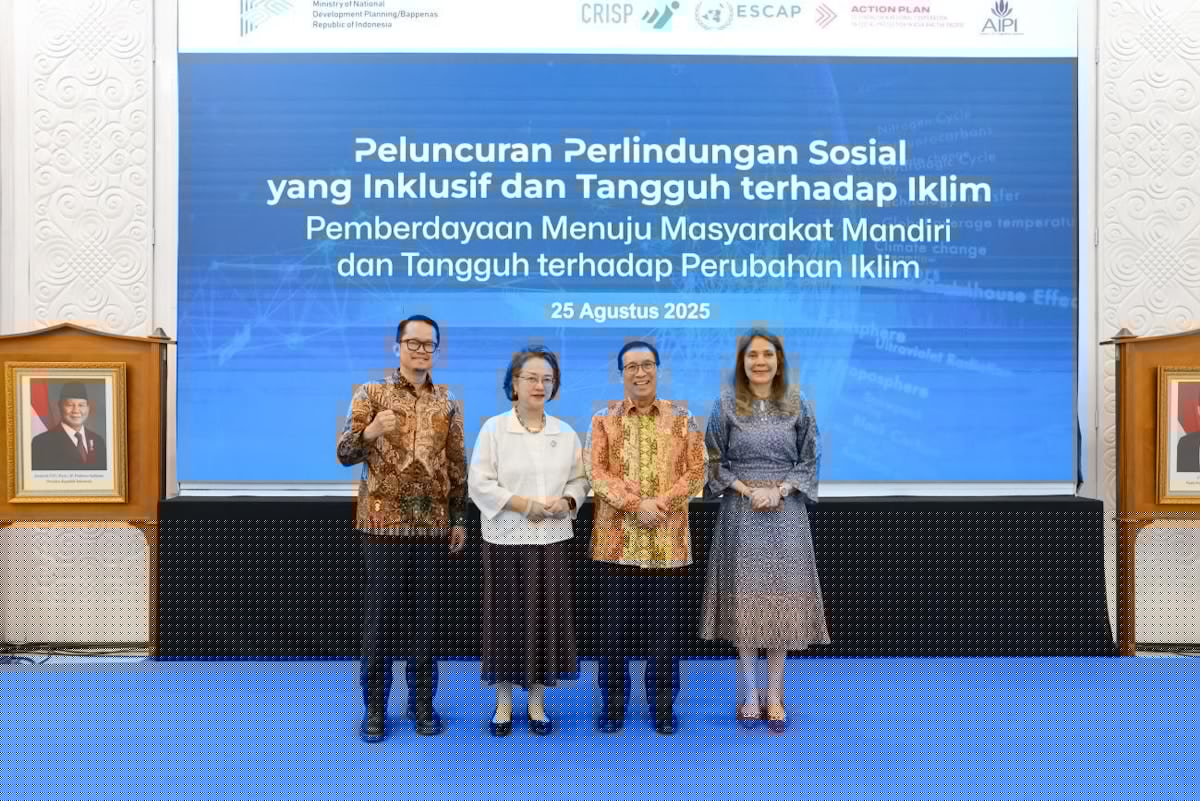 Indonesia launches CRISP project to build climate-resilient, inclusive communities