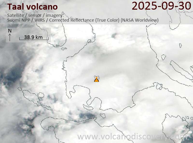 Taal Volcano Volcanic Ash Advisory: ERUPTION AT 20250930/1802Z FL070 EXTD SW REPORTED OBS VA DTG: 30/1830Z