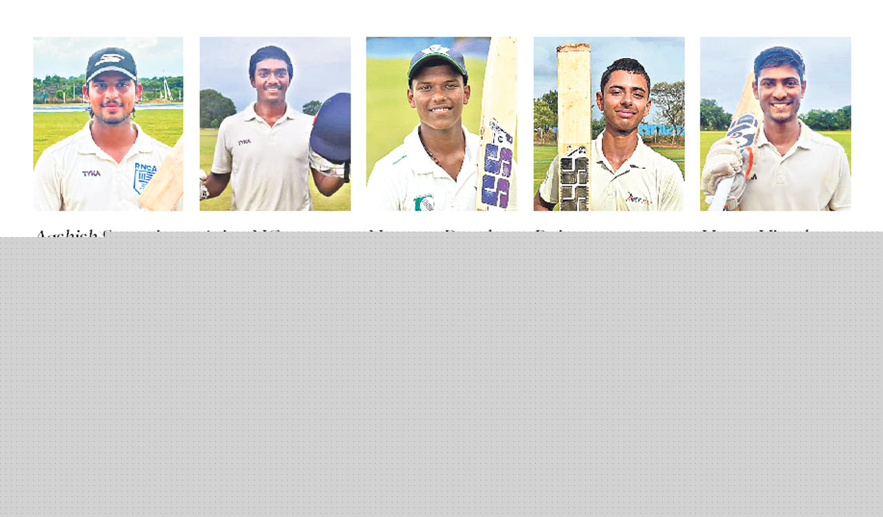 Big centuries mark HCA two-day league matches in Hyderabad