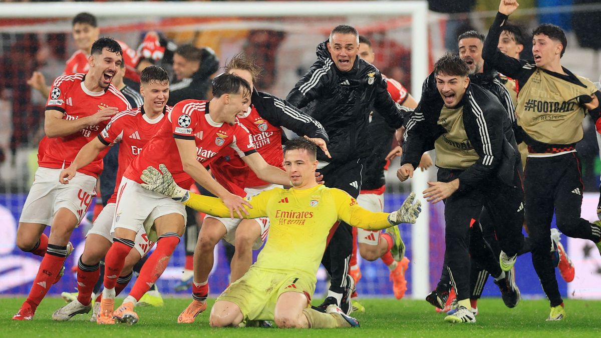 Champions League: Torhüter Anatoliy Trubin köpft Benfica Lissabon in letzter Sekunde in die Playoffs
