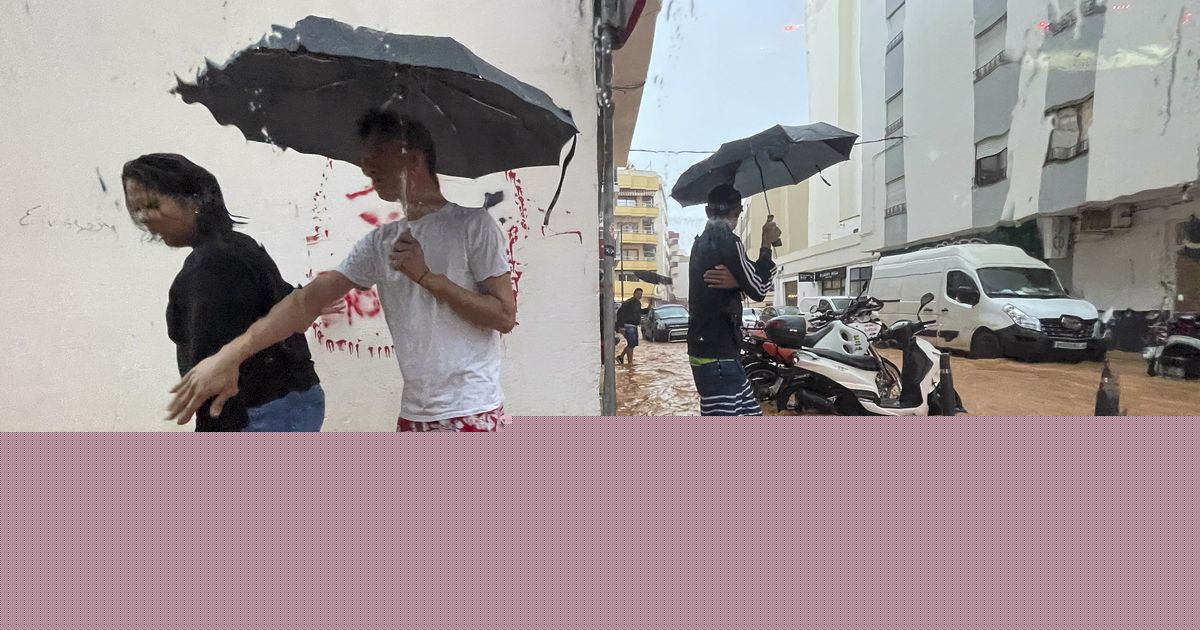Ibiza floods horror as Brit woman asks 'what the f***?!' with bins floating down road