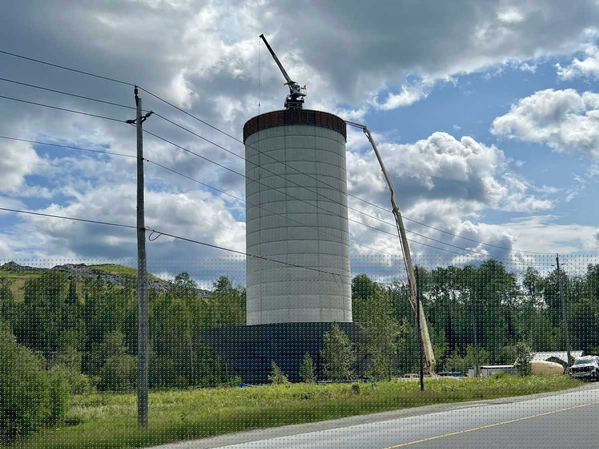 PHOTO: Tisdale water tower progressing quickly