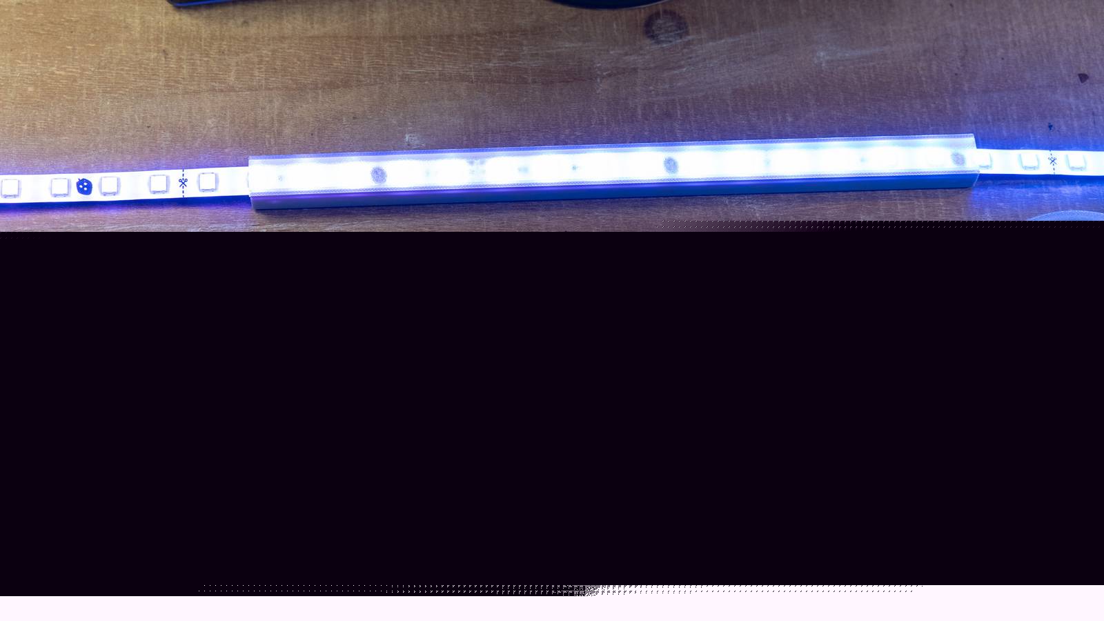 Clear filament transforms cheap LED strips into high-end accent lighting for pennies