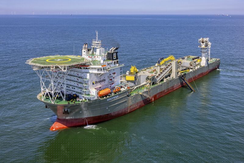 Boskalis’ new subsea rock installation vessel starts work on Polish offshore wind project