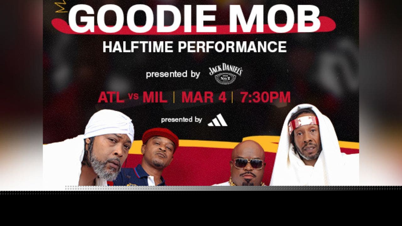 Goodie Mob performing at Atlanta Hawks game early March