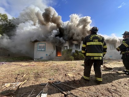 Gallery: Carson City Fire shares photos from training, destruction of old Children’s Cottages