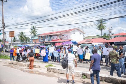 ‘Who must go? REO’ …WIN supporters protest over Region 10 chairmanship standoff
