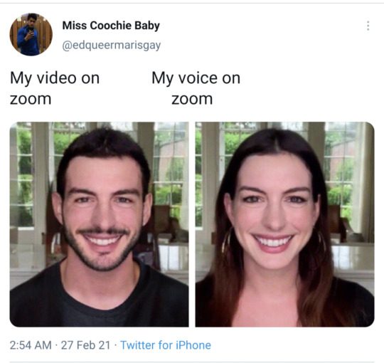 Anne Hathaway HR Meme / HRjak - Video vs. Voice On Zoom