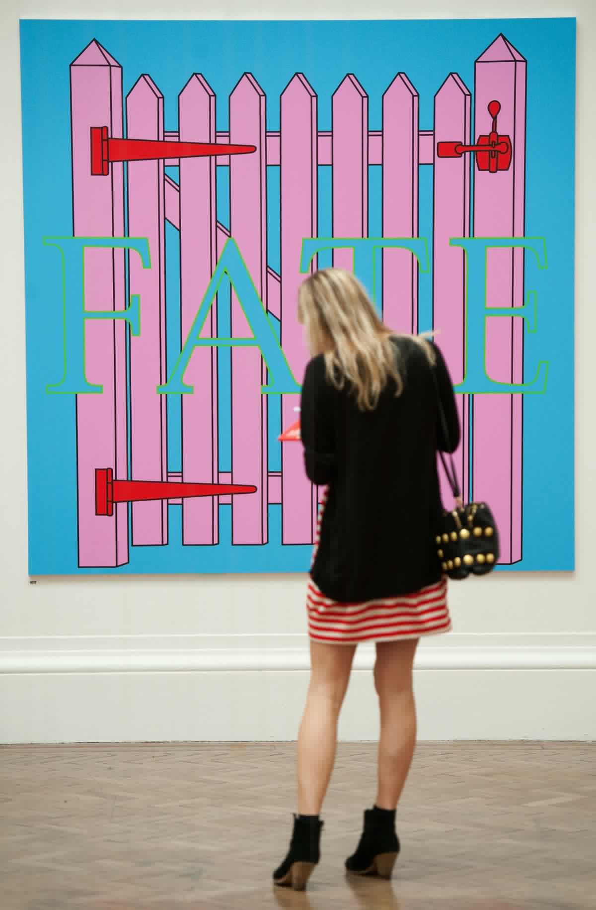 Want a free Frieze ticket? Michael Craig-Martin is giving them away to volunteers who help paint his mural