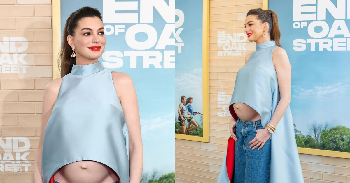 (Video) Anne Hathaway Claps Back At Comments About Her Baby Bump