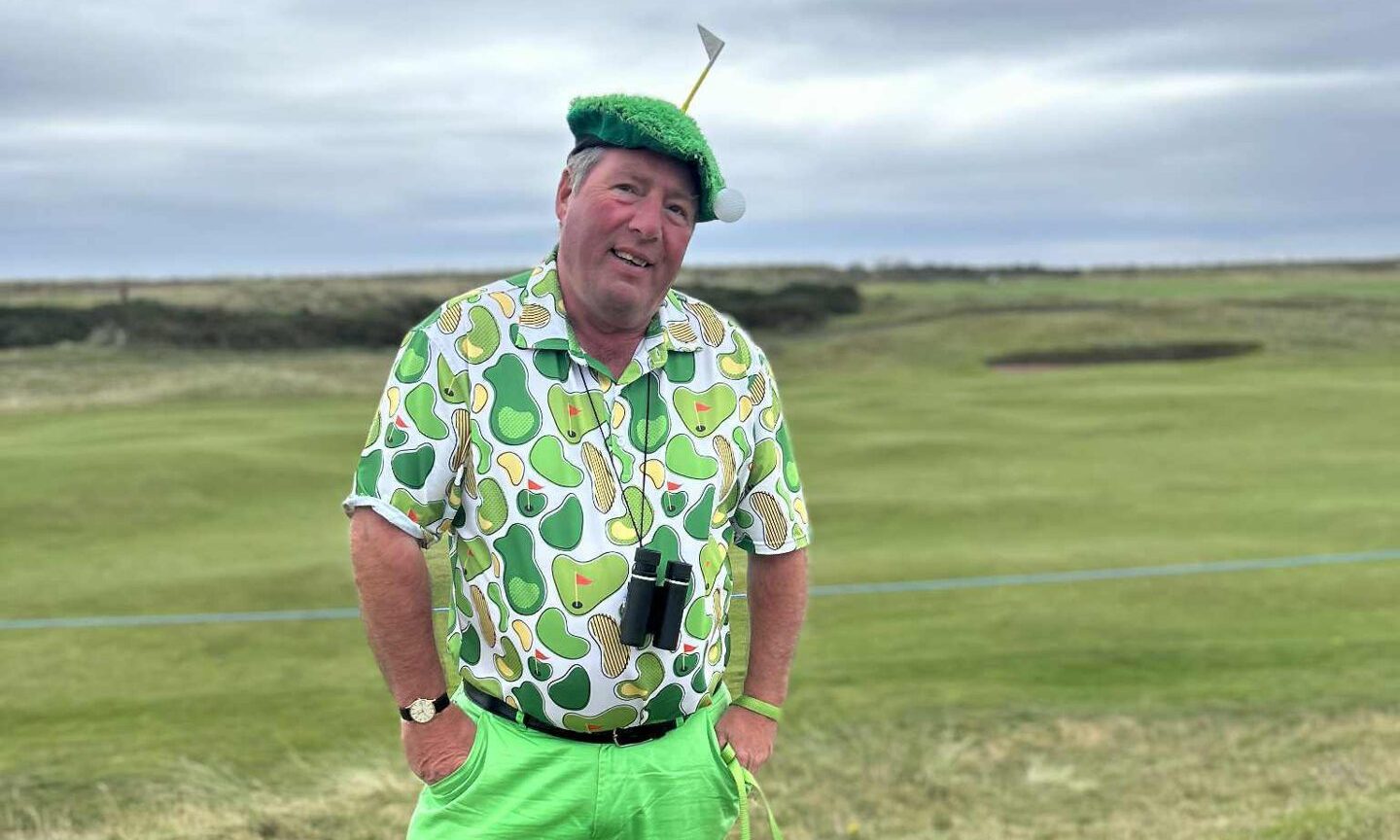 Carnoustie golf fans brave rain in eye-catching style at Dunhill Links