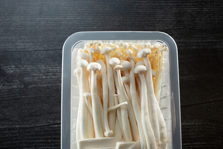 Processing residues used to create an active film for fresh food