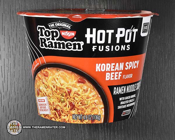 #5439: Nissin Top Ramen Hot Pot Fusions Korean Spicy Beef – United States