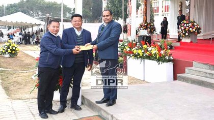 AH&VS stall bags top honour at Nagaland Republic Day celebrations