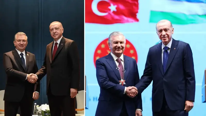 Cumhurbaşkanı Erdoğan davet etti: Özbekistan Cumhurbaşkanı Mirziyoyev Türkiye'ye geliyor