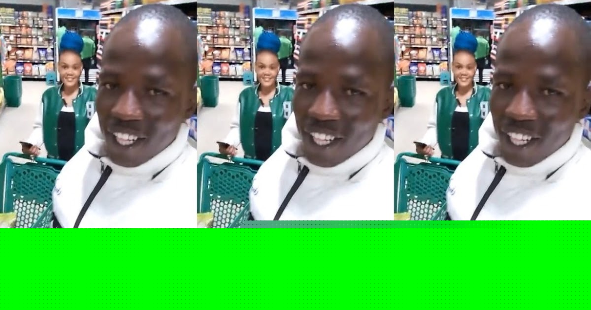 Thirst for soft life - VIDEO of the notorious thug lynched in Utawala after snatching a phone treating his beautiful yellow yellow girlfriend to shopping