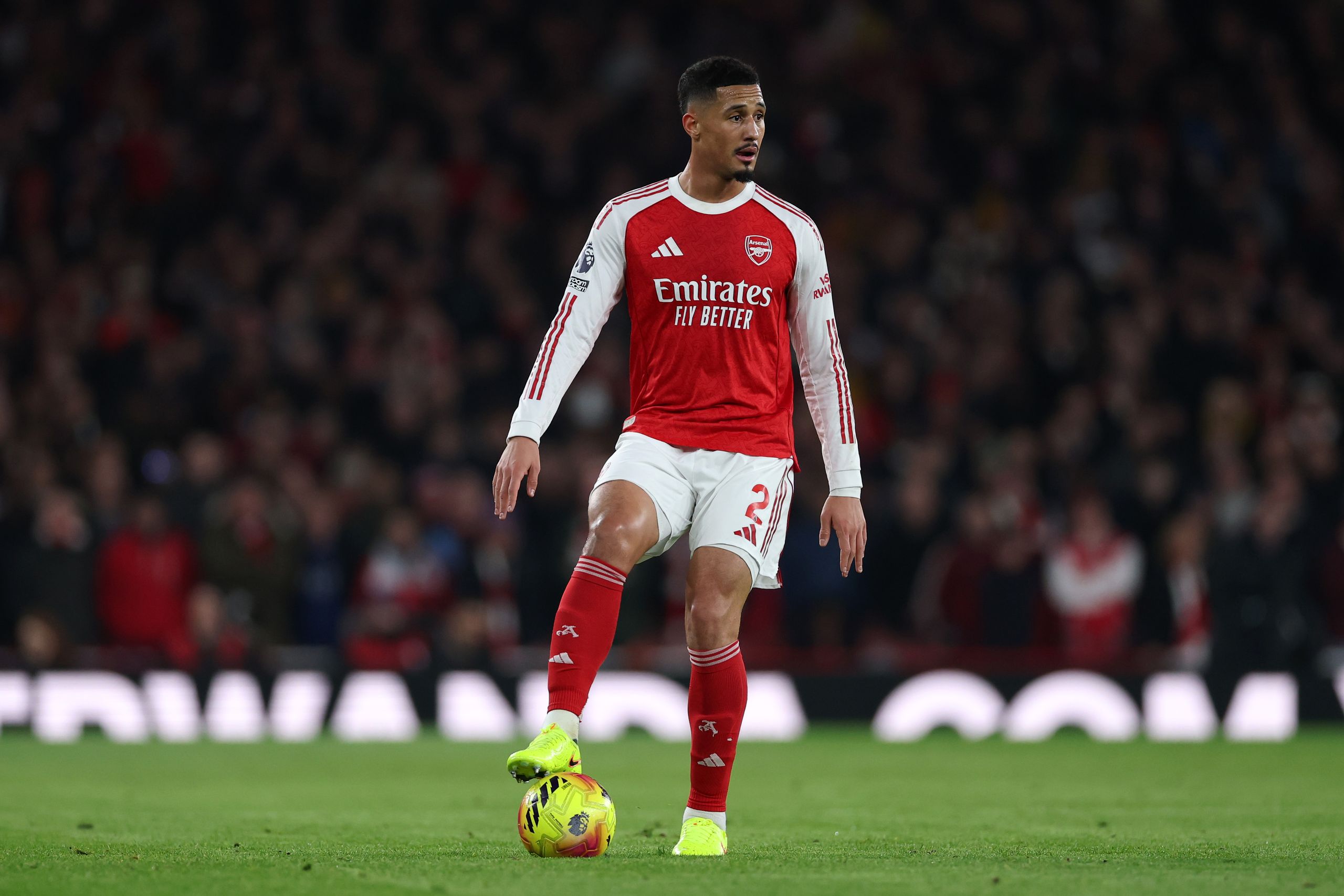 Is William Saliba injured this weekend? Arsenal fitness update after Kairat absence