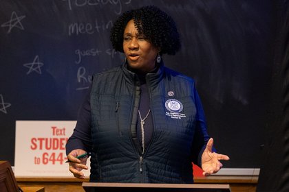 Students Demand Action hosts state Rep. Stephanie Young to discuss gun safety