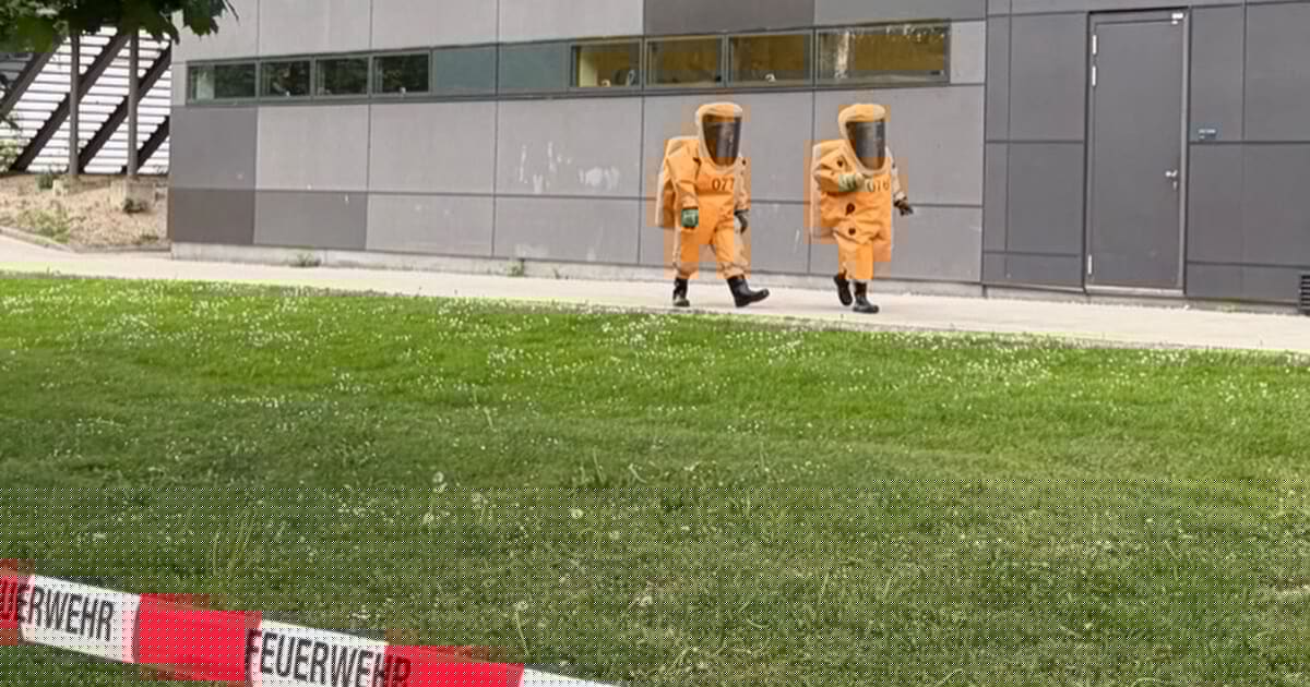 In Schlachtbetrieb - Ammoniakaustritt beschäftigt die Einsatzkräfte
