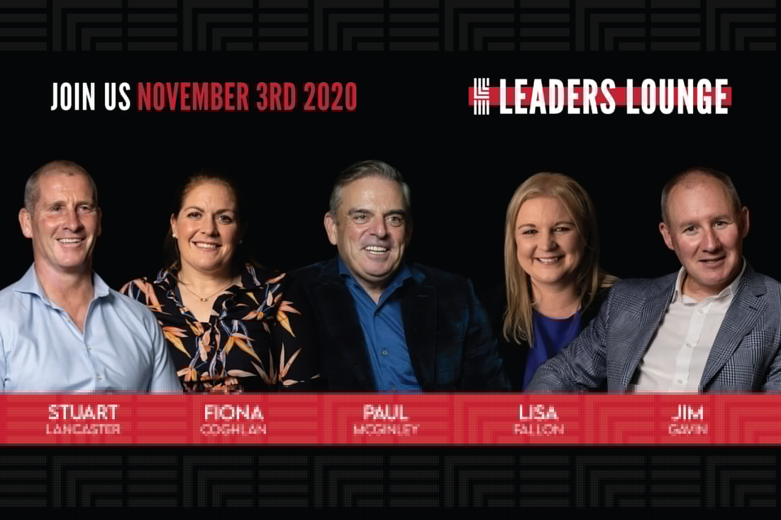 An invitation to the leaders lounge