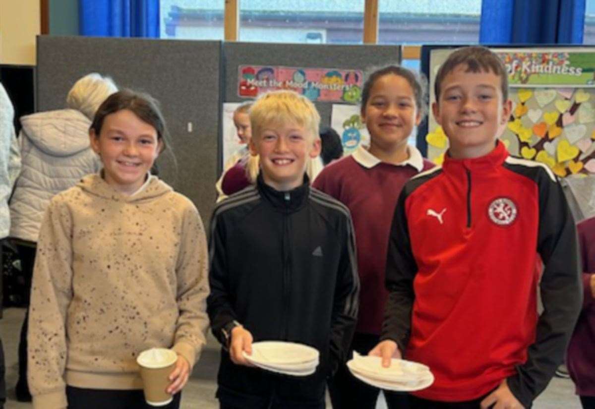 PICTURES: Brora Primary School’s Macmillan coffee morning raises £1.4k