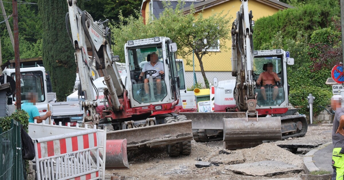 Parkplätze weg - Anrainern am Heuberg bleibt nur mühsamer Fußmarsch