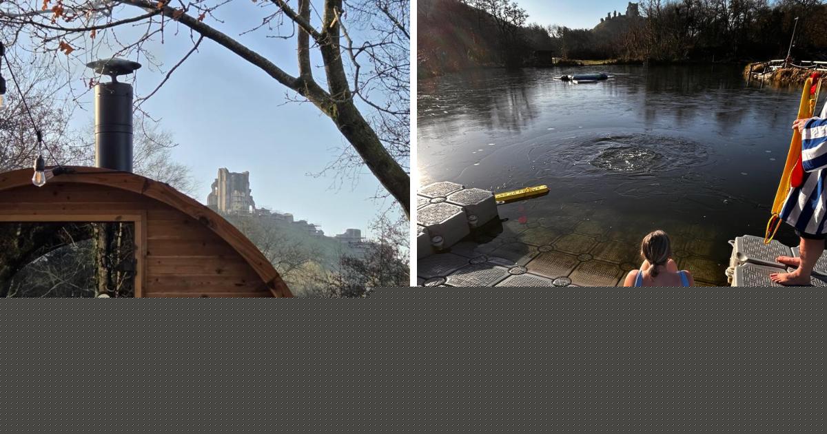 New swimming and sauna wellness experience opening beneath Corfe Castle