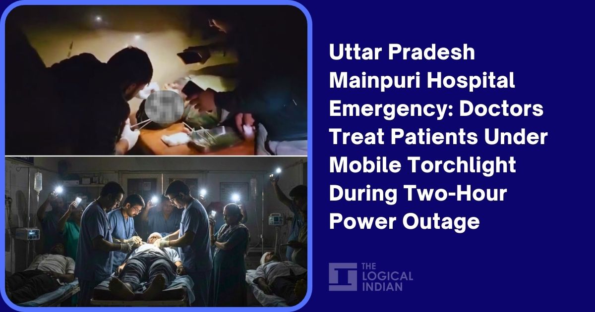 Uttar Pradesh Mainpuri Hospital Emergency: Doctors Treat Patients Under Mobile Torchlight During Two-Hour Power Outage