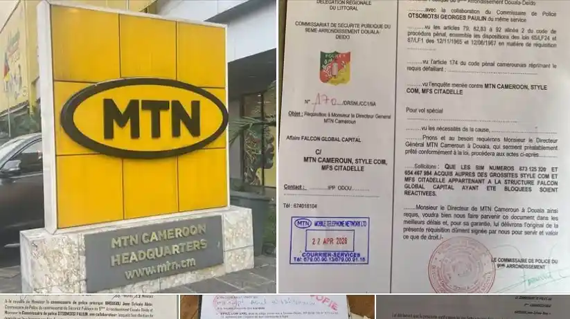 Falcon Global SARL : 10 millions FCFA bloqués chez MTN depuis 2023