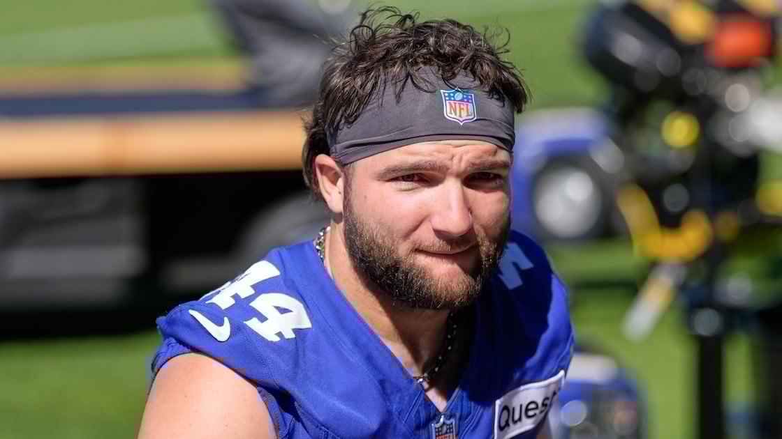 Cam Skattebo Met With Giants' Harbaugh, Schoen Over Viral Video of Botched Backflip at Fanatics Fest
