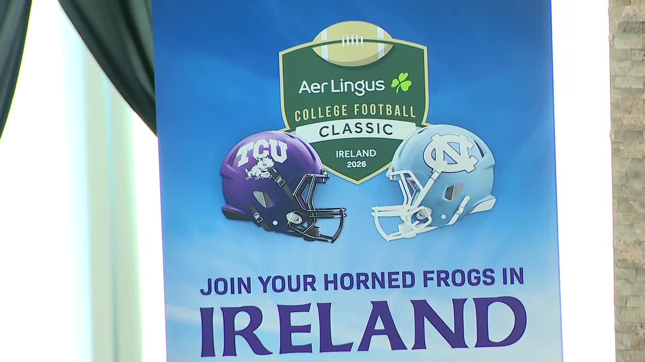 TCU to face North Carolina in Dublin, Ireland for 2026 season opener