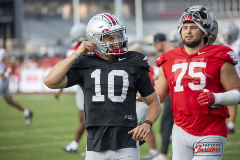 Sights and Sounds From Ohio State Football Fall Camp, Day Three