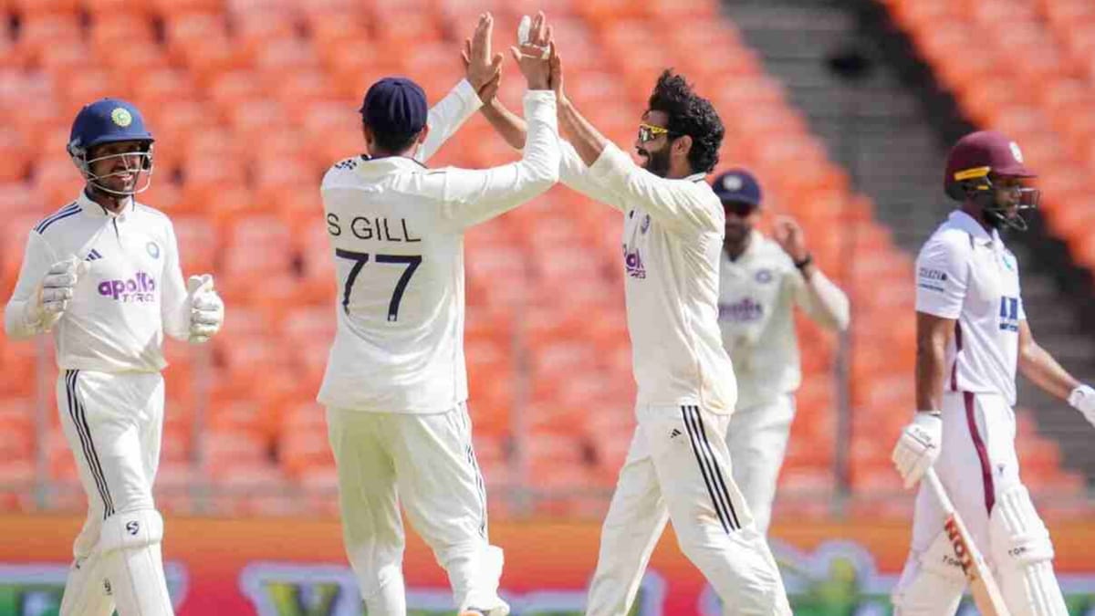 IND vs WI Live Score: वेस्टइंडीज को लगा नौवां झटका, लेन पवेलियन लौटे; भारत जीत से एक विकेट दूर