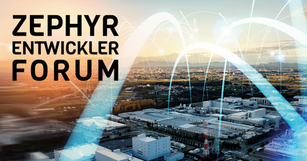 Jetzt noch schnell anmelden: Zephyr Entwicklerforum am 14. Oktober in München