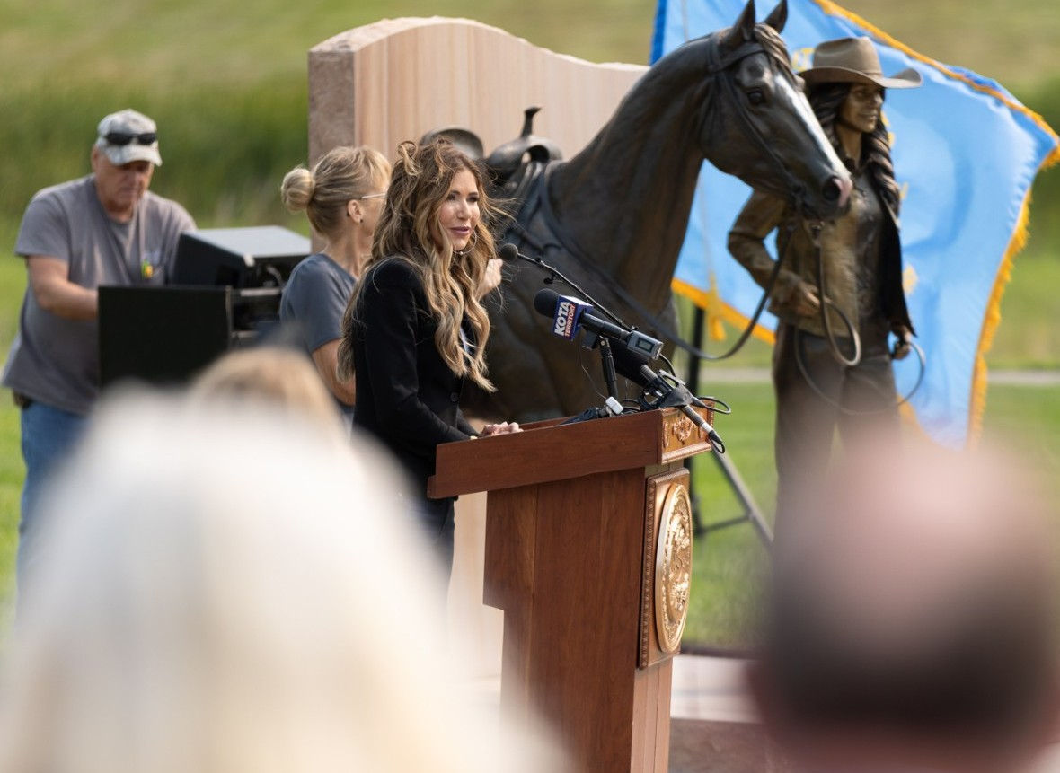 Former Governor Kristi Noem’s statue now included in Trail of Governors
