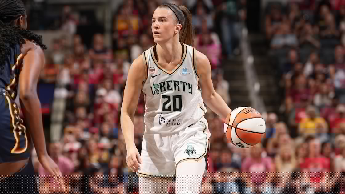 Sabrina Ionescu Debuts 7-Eleven Inspired 'Slurpee' Nike Sabrina 4 Shoes During Liberty vs. Mercury